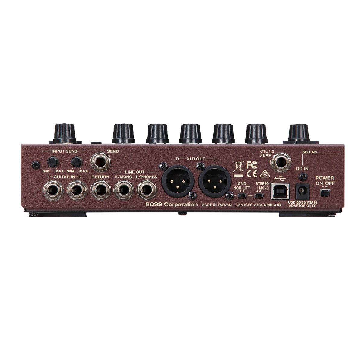 Boss AD-10 Acoustic Pream back