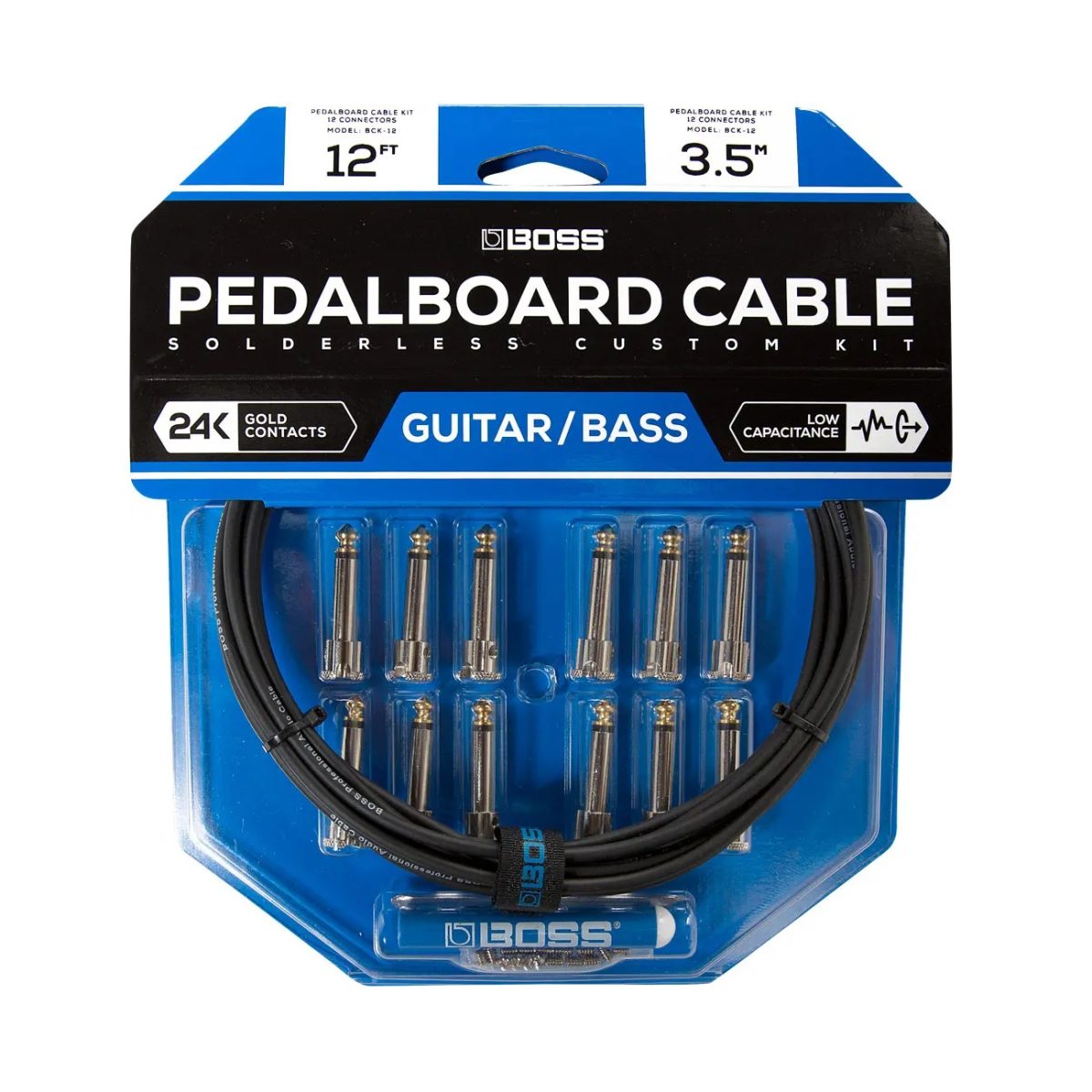 Boss - BCK-12 Solderless Pedalboard Cable Kit