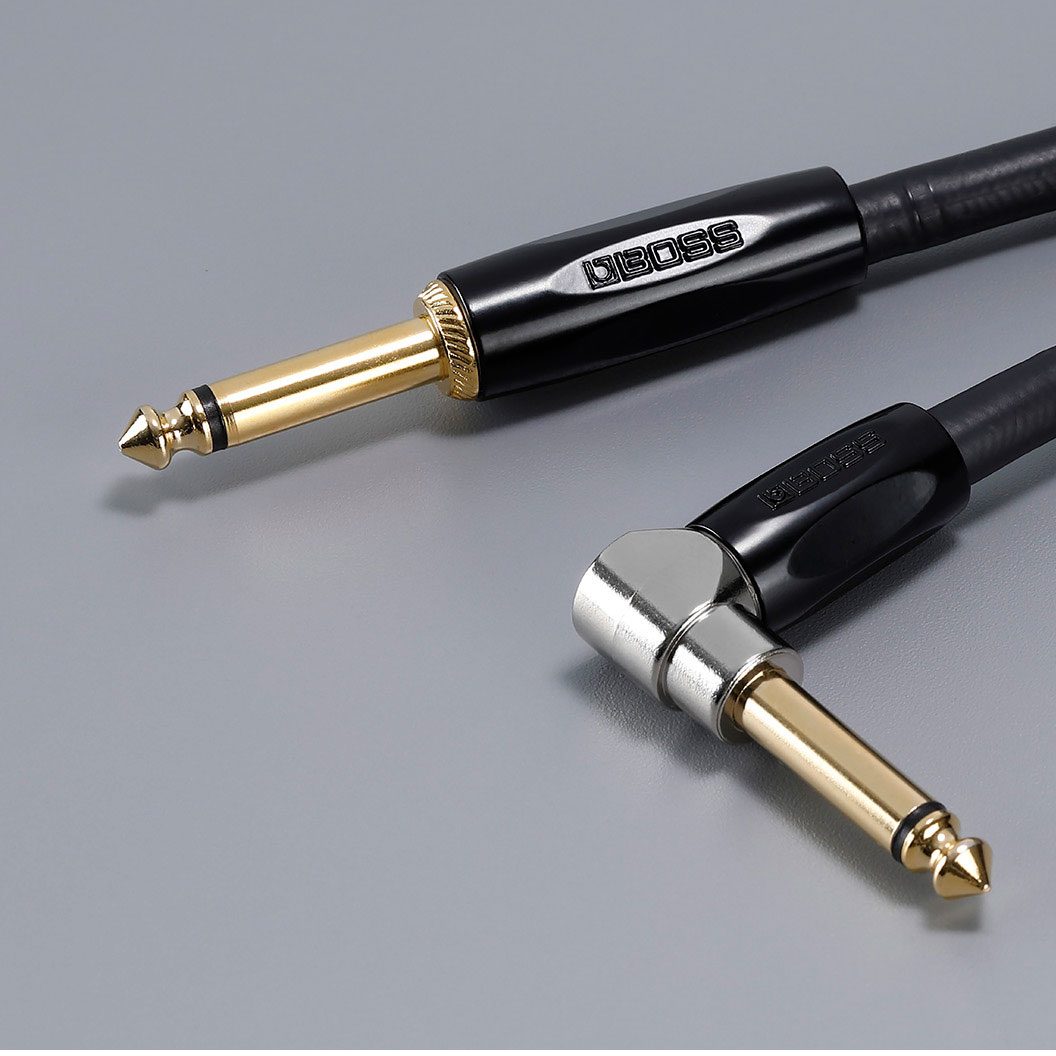 Boss BIC10A Instrument Cable connectors