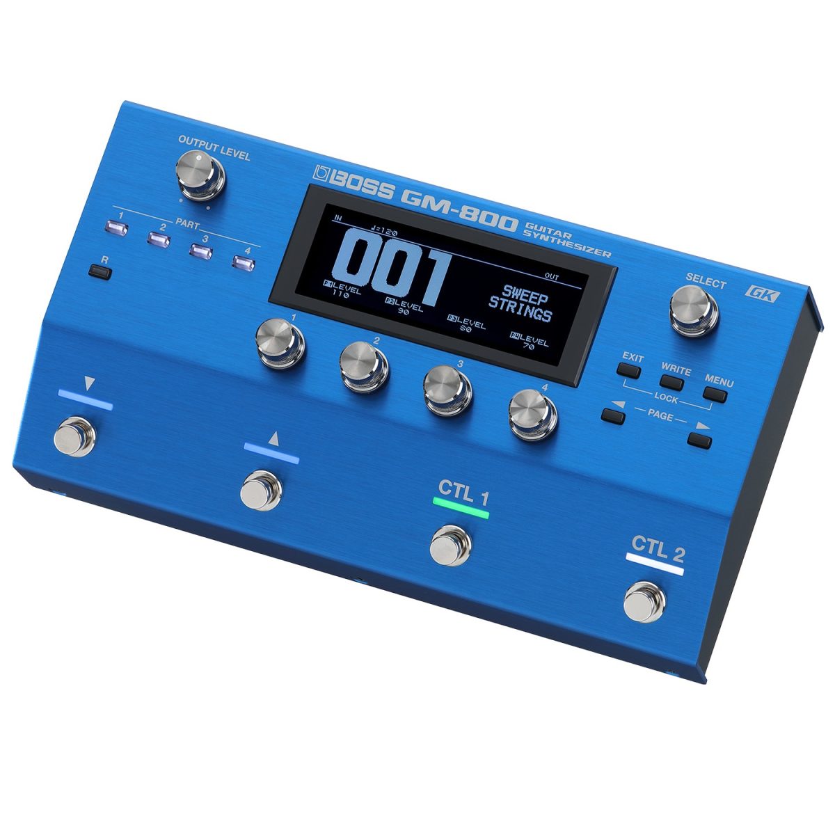 Boss - GM-800 Guitar Synthesizer Side
