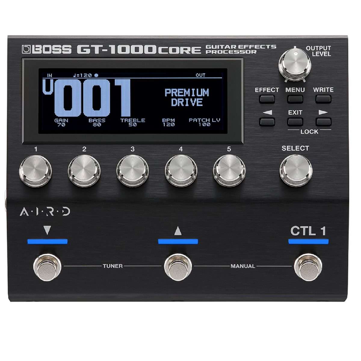 Boss GT1000CORE top