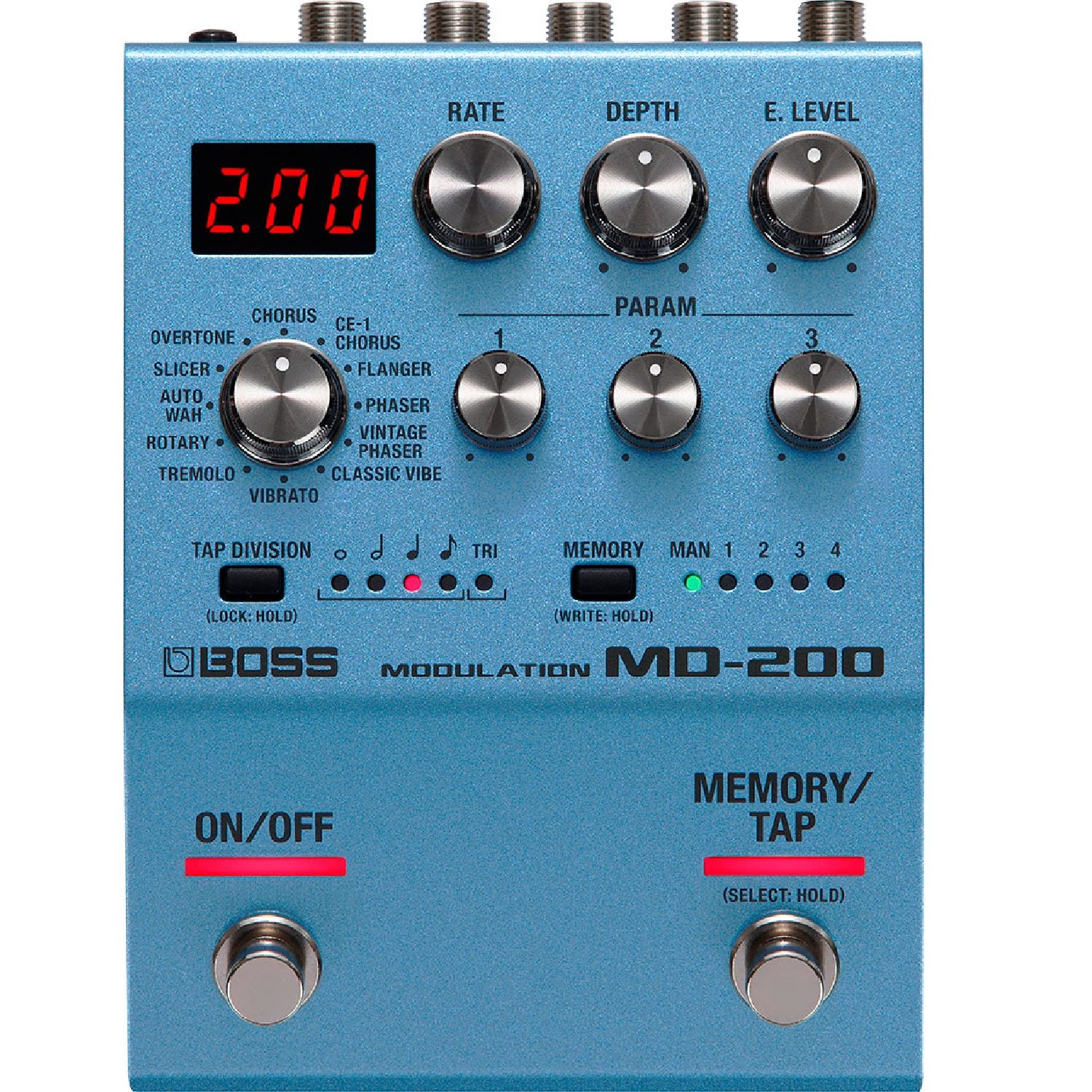 Boss MD200 top