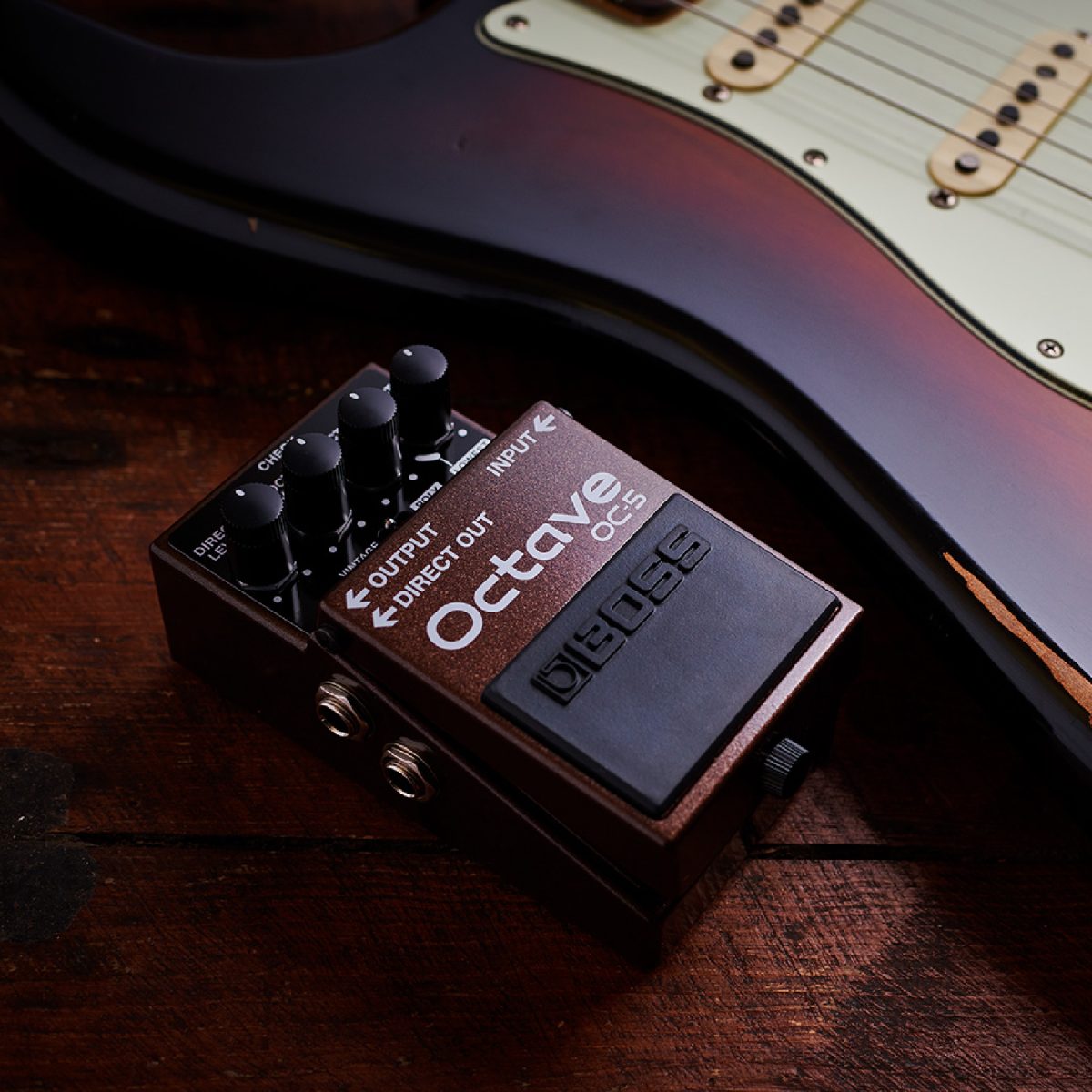 Boss OC5 electric guitar