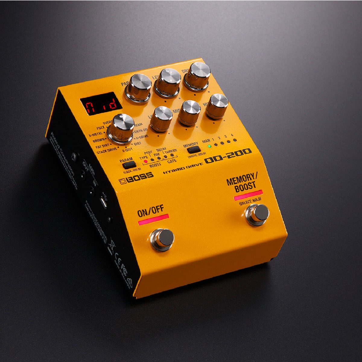 Boss OD200 Hybrid Drive angle
