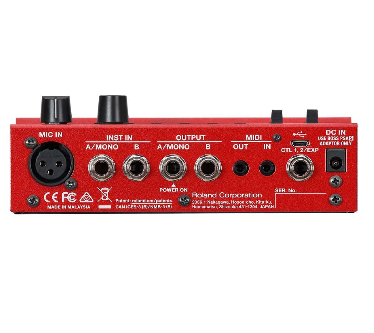 Boss RC-500 Loop Station back