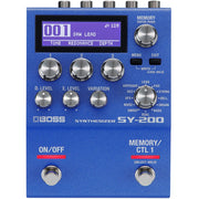 Boss SY-200 - Guitar Synthesizer top