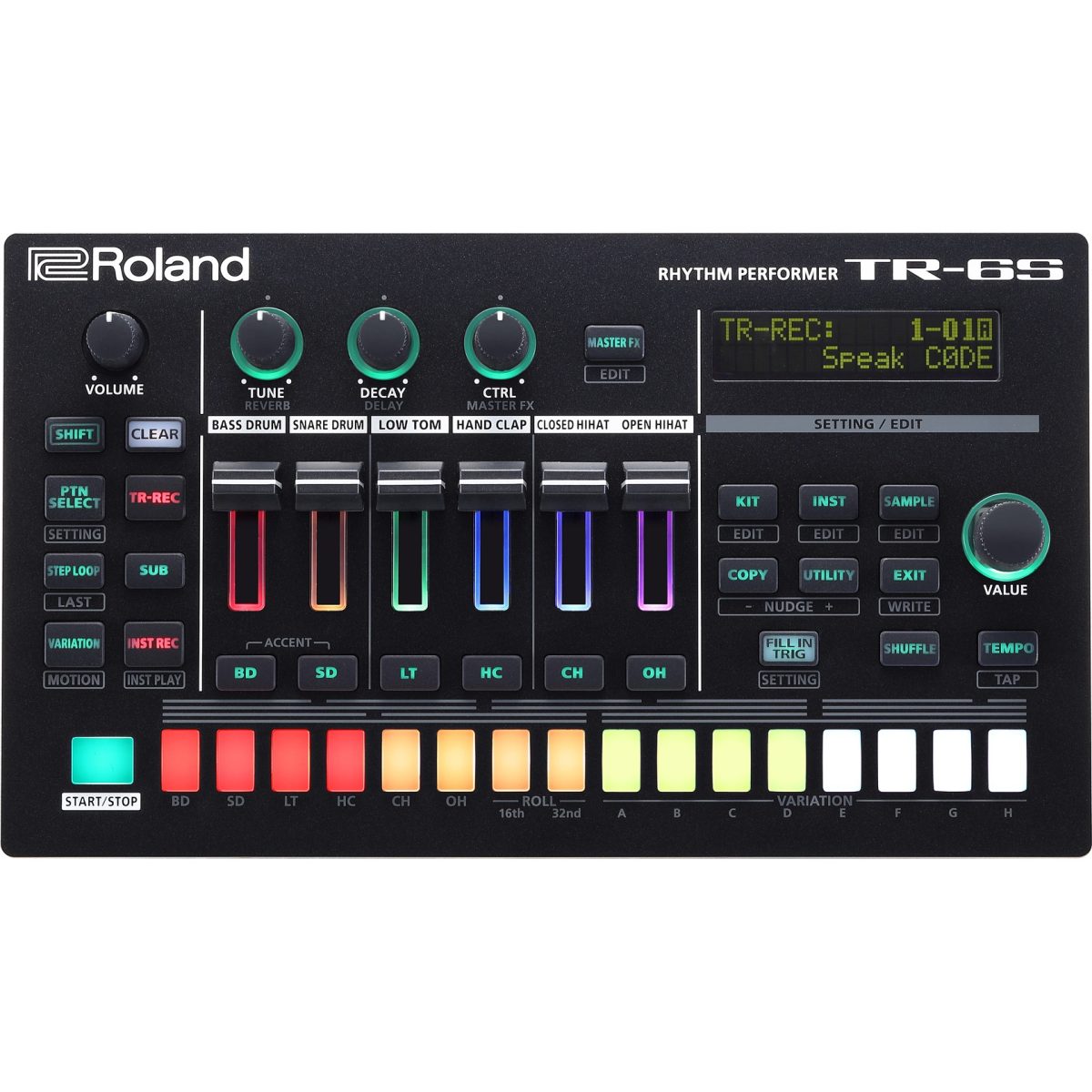 Roland TR6S Rhythm Performer top