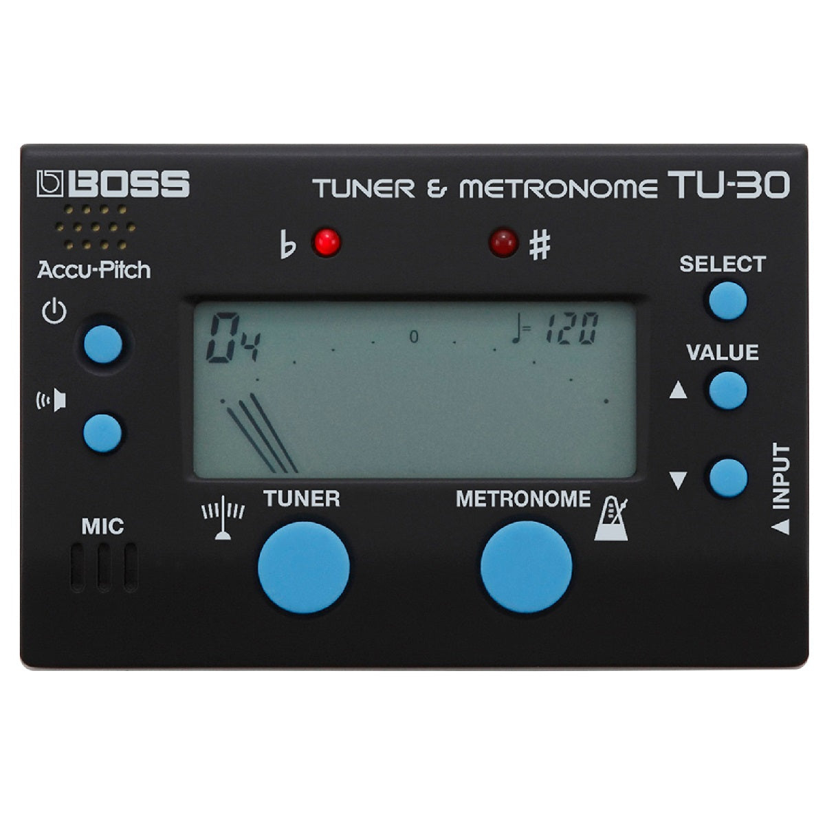 Boss - TU-30 Tuner & Metronome