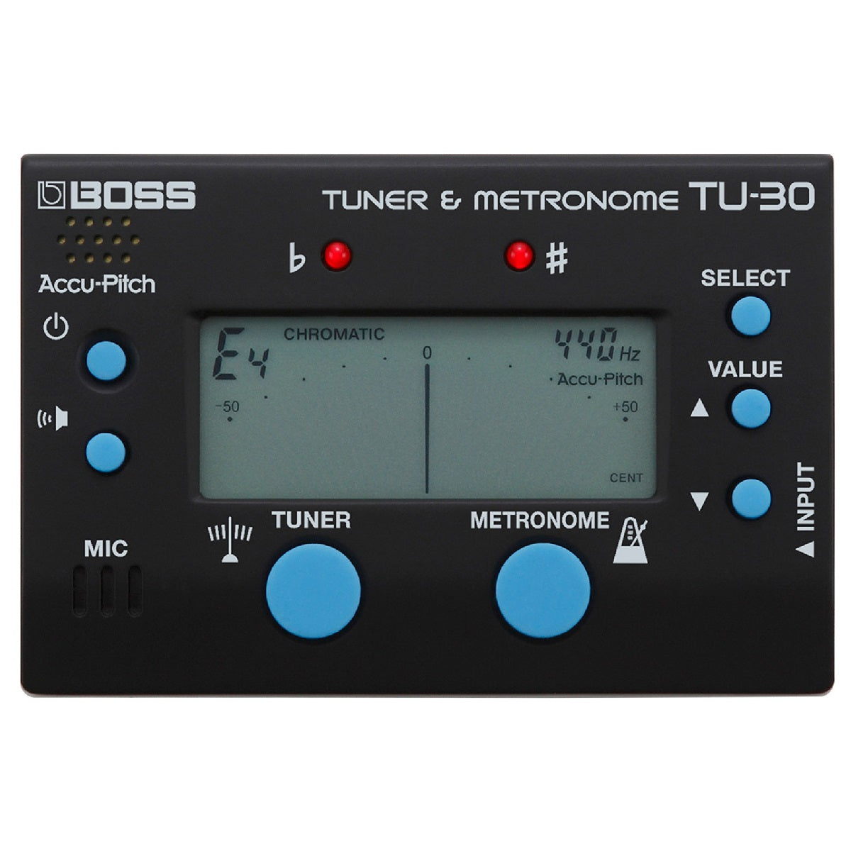 Boss - TU-30 Tuner & Metronome