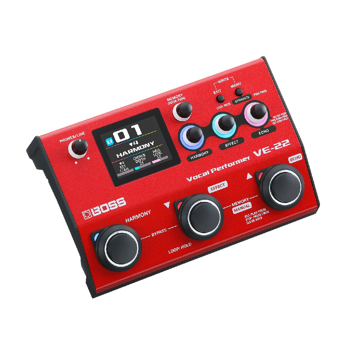 Boss - VE-22 Vocal Performer Angle