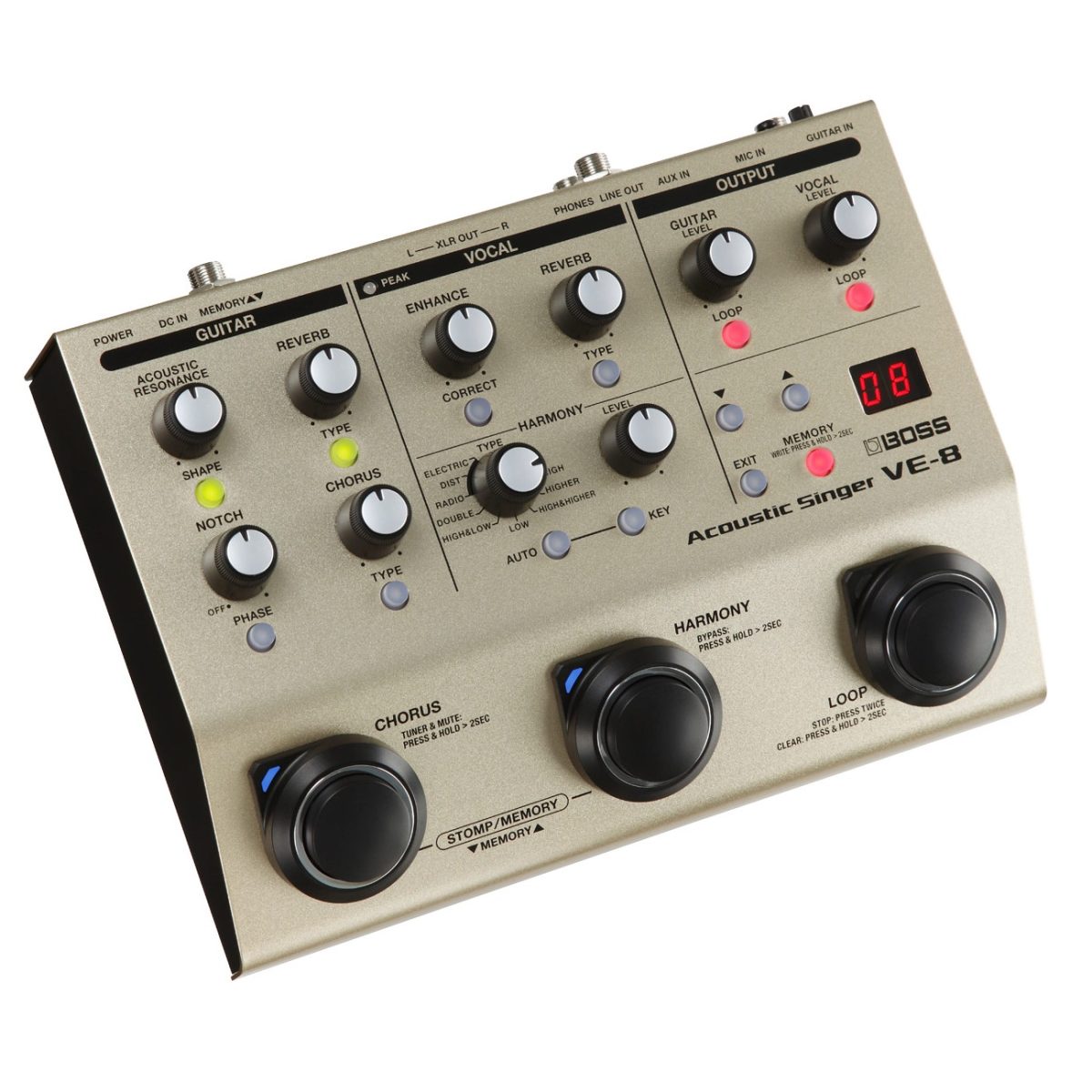 Boss - VE-8 Acoustic Singer
