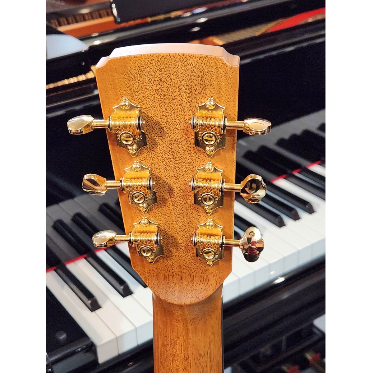Boucher - SG-21-G - Studio Goose Series Om Hybrid - African Bubinga Head Back