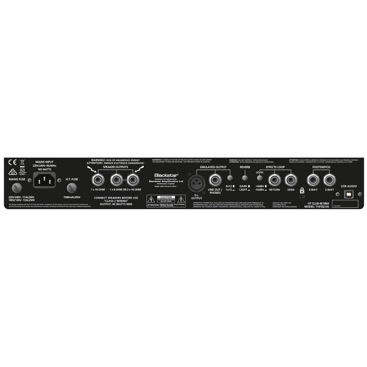 Blackstar - HT Club 40 MkII 1x12 Valve Combo