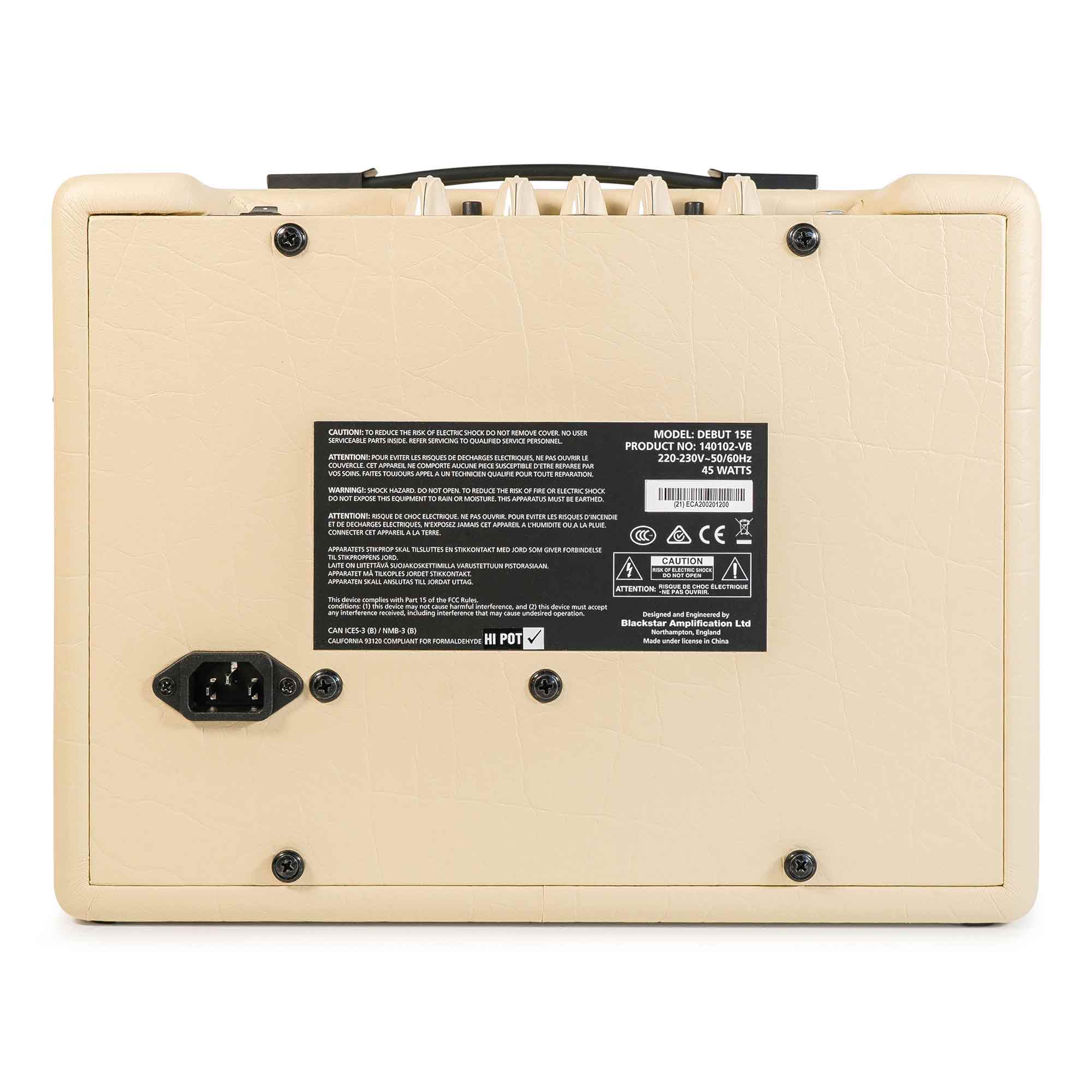 Blackstar Debut 15E back