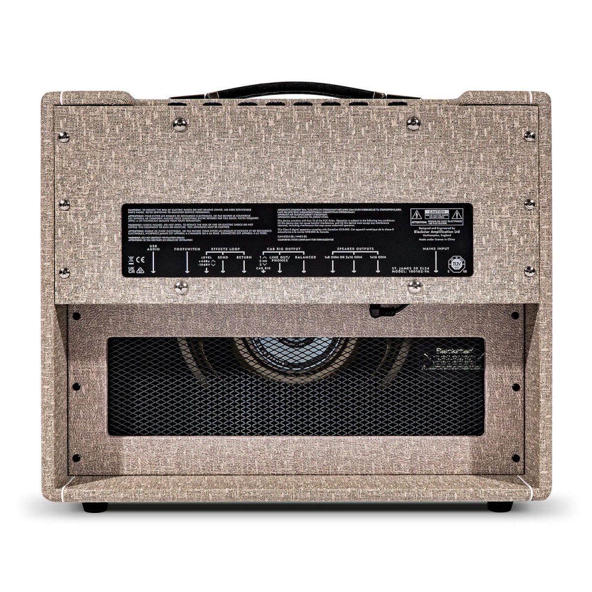 Blackstar - St-James 50 El34 Combo Back