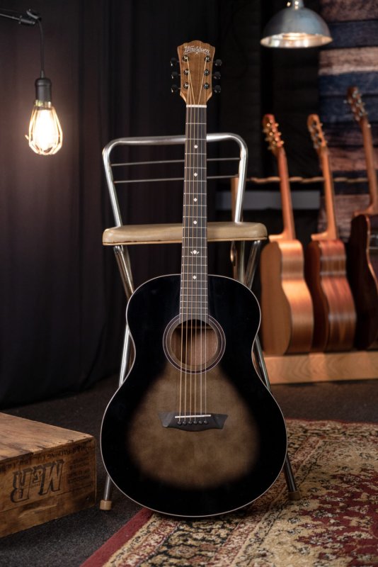 Washburn - bella tono studio 9 acoustic guitar charcoal spruce/walnut #BTS9CH-D