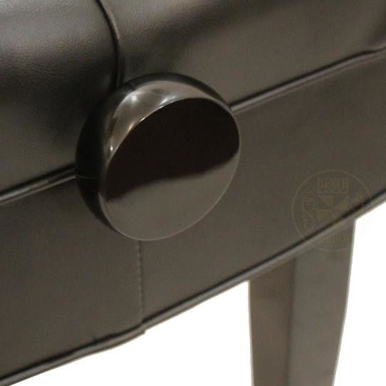 Benchworld - IMPERIAL 1G PE Pneumatic Piano Bench in Polished Ebony