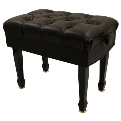 Benchworld – IMPERIAL 1G PE Banc de piano pneumatique en ébène poli