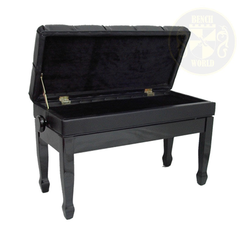 Benchworld - MAESTRO 1G PE Adjustable Piano Bench in Polished Ebony