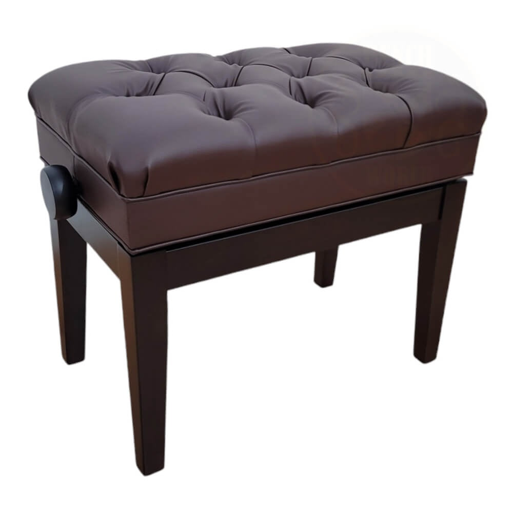 Benchworld - MINUET 1C SRW Adjustable Piano Bench in Satin Rosewood