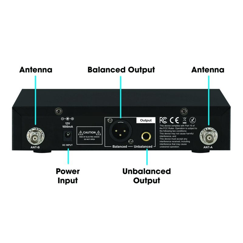 CAD Audio - WX1800HH True Diversity UHF Wireless Handheld Microphone System