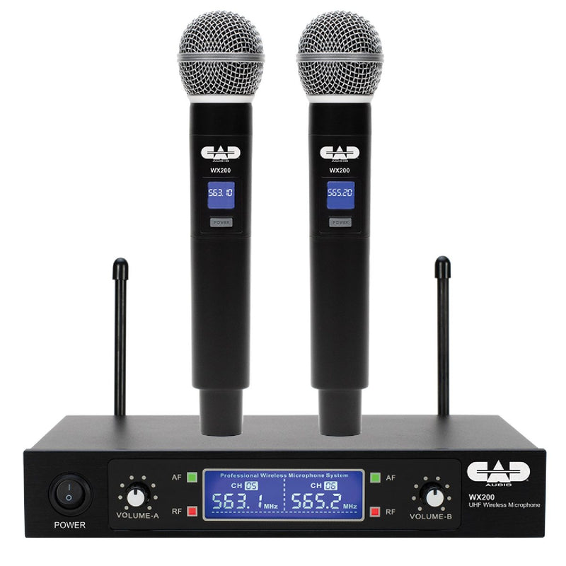 CAD Audio - WX200 Système de microphone à main double sans fil UHF