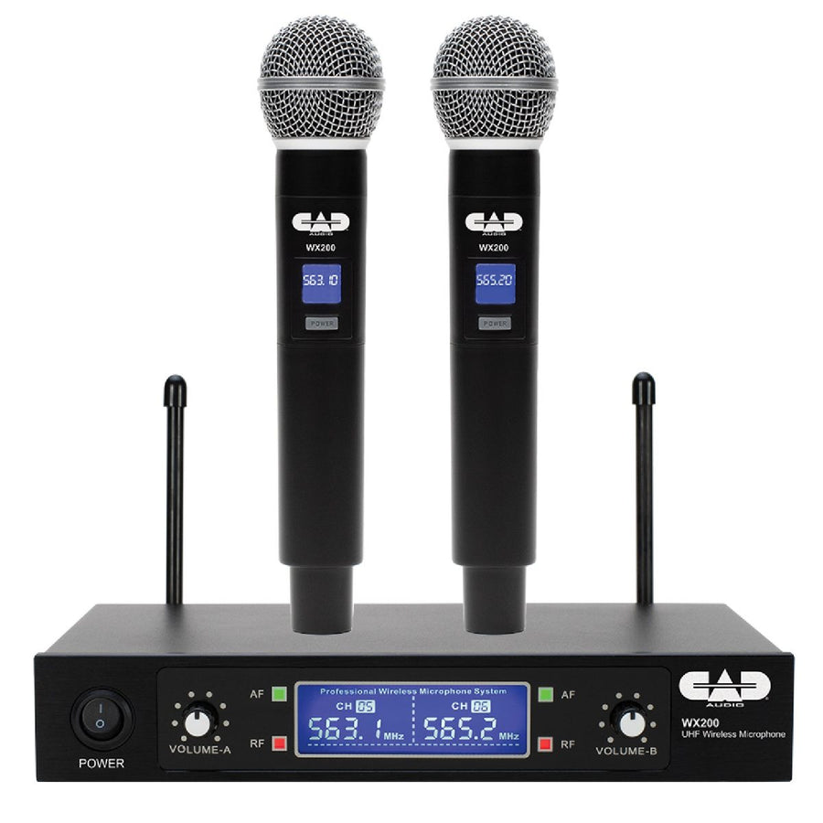 CAD Audio - WX200 Système de microphone à main double sans fil UHF
