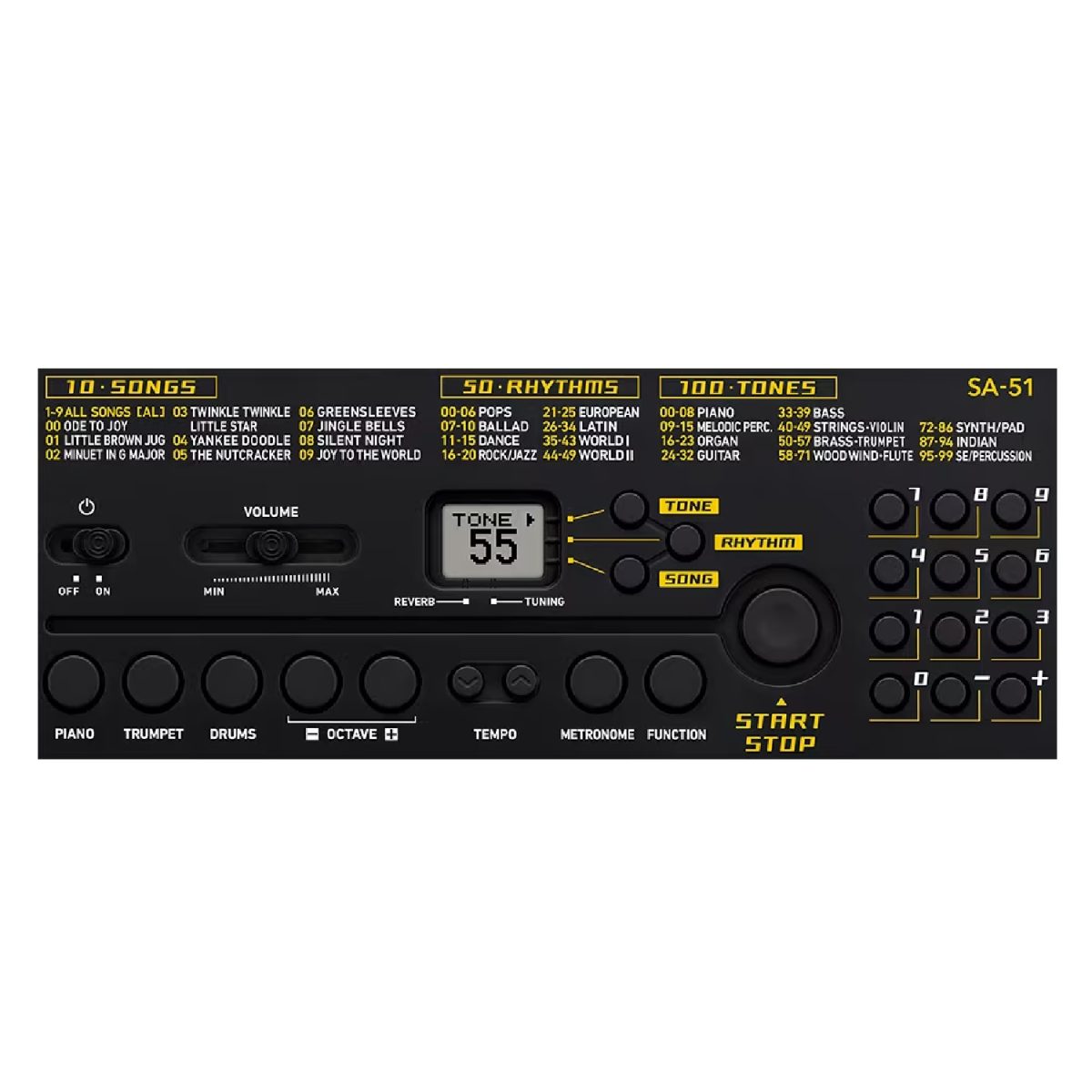 Casio - SA-51 - 32 Mini Keys Console Panel