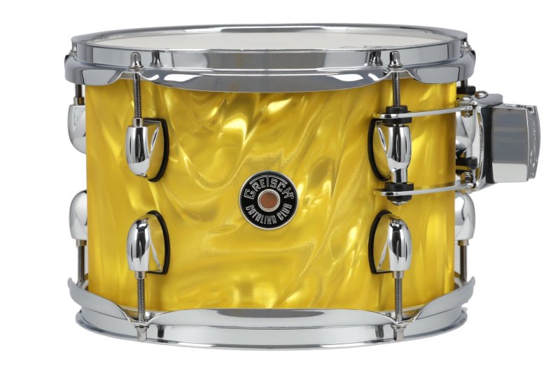 Gretsch - Catalina Club 7x10 Rack Tom, Yellow Satin Flame #CC2-0710T-YSF