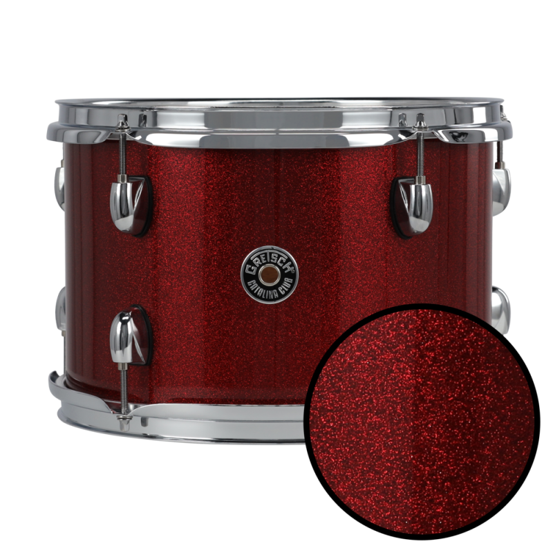 Gretsch - Gretsch Catalina Club CC2 14x14 Floor Tom, Dark Cherry Sparkle #CC2-1414F-DCSP