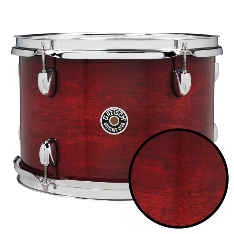 Gretsch - Gretsch Catalina Club CC2 14x14 Floor Tom, Gloss Crimson Burst #CC2-1414F-GCB