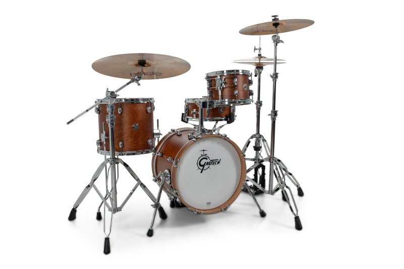 Gretsch - Gretsch Catalina Club CC2 Micro 4pc Shell Pack 16/10/13/13, Satin Walnut Glaze #CC2-M264-SWG