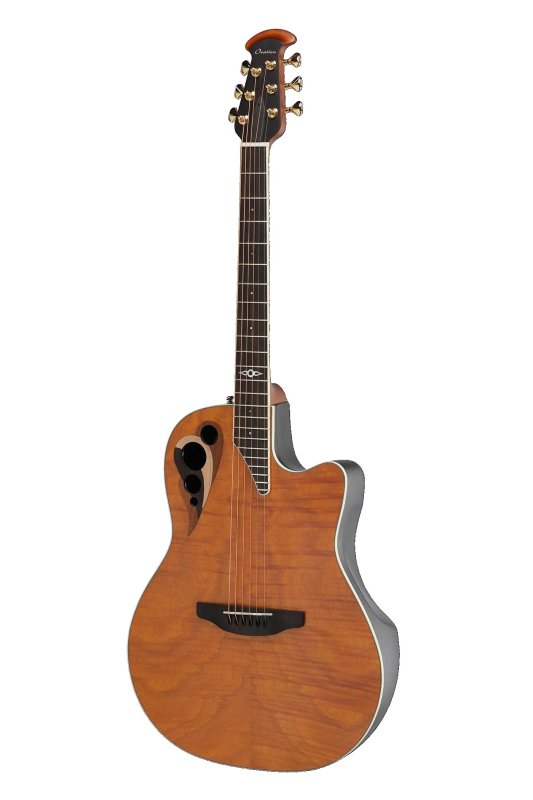 Ovation - Celebrity Elite Deluxe Plus LTD Deep Contour body Acoustic-Electric Guitar #CDX40-FM-G