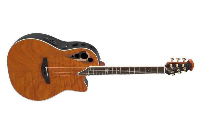 Ovation - Celebrity Elite Deluxe Plus LTD Deep Contour body Acoustic-Electric Guitar #CDX40-FM-G