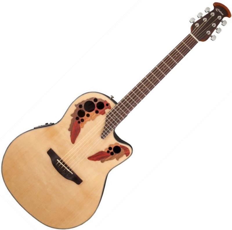 Ovation - Celebrity Elite Mid-Depth Cutaway, Natural #CE44-4