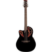 Ovation - Celebrity Elite Series Acoustic/Electric Guitar (Left-Handed, Black) #CE44L-5