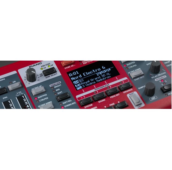 Clavia Nord Electro 6D screen
