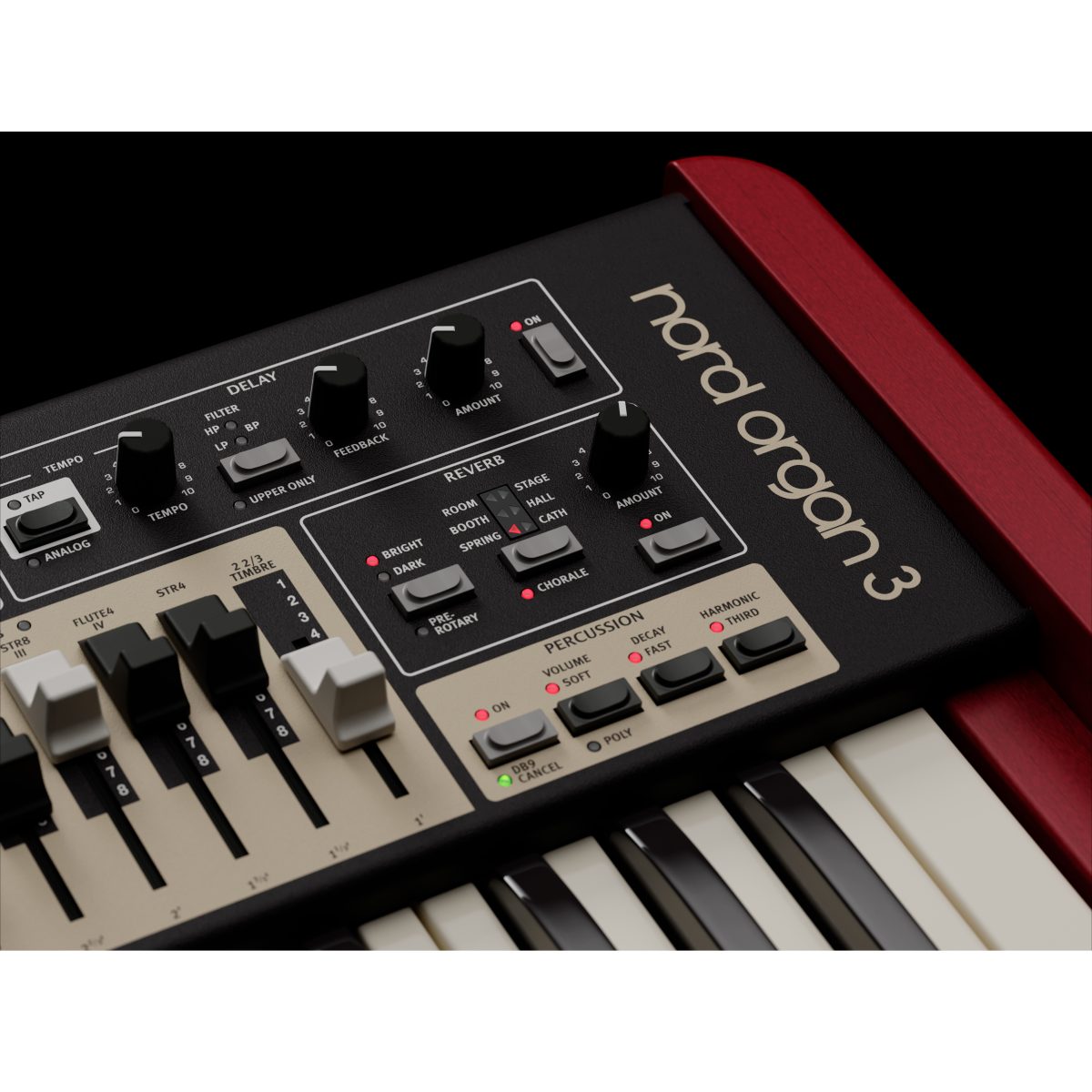 Nord - Organ 3 Double 61 Triple Sensor Semi Weighted Waterfall Keyboard