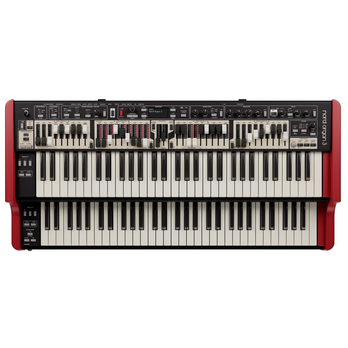 Nord - Organ 3 Double 61 Triple Sensor Semi Weighted Waterfall Keyboard