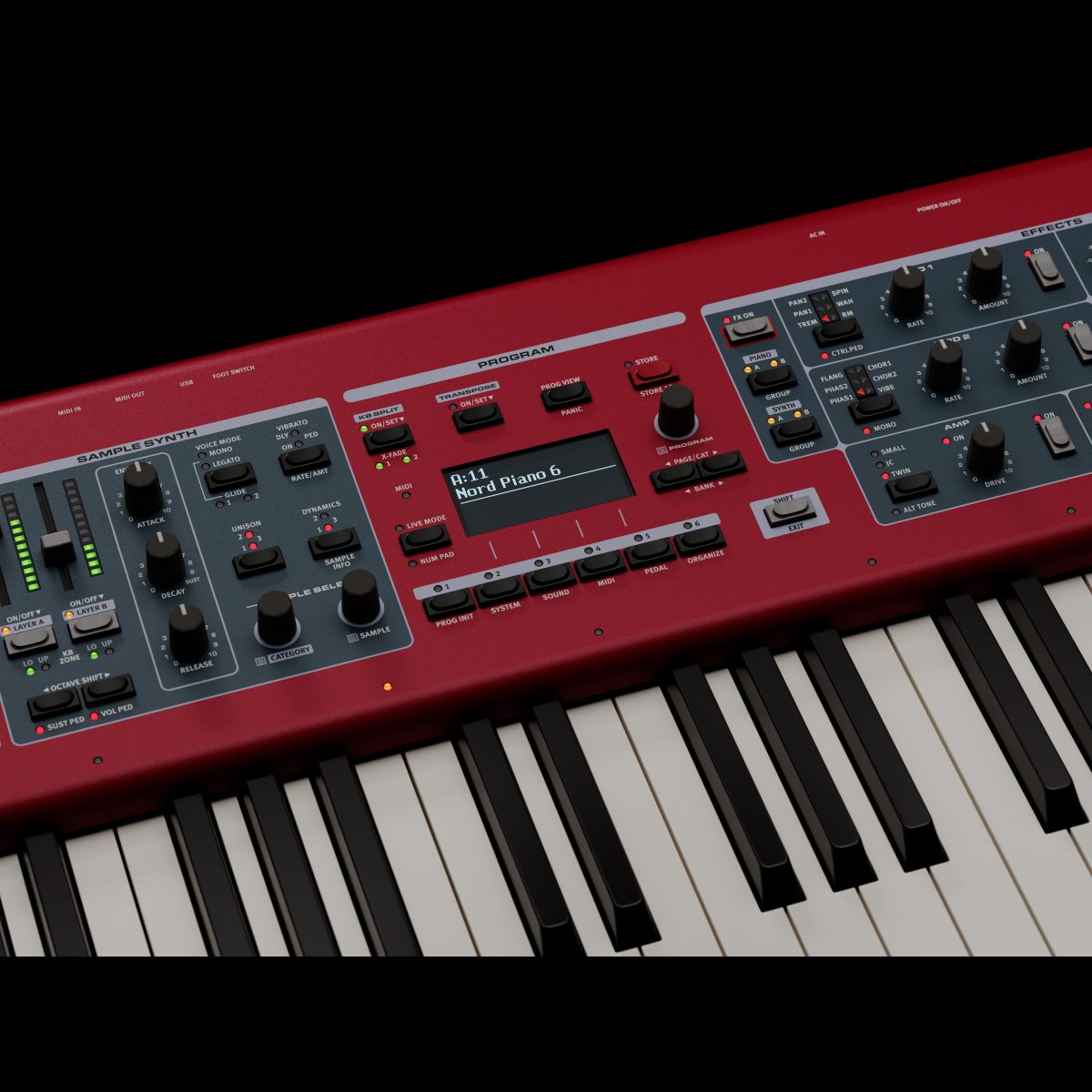 Nord - Piano 6 88-key Triple Sensor Hammer Action Keybed