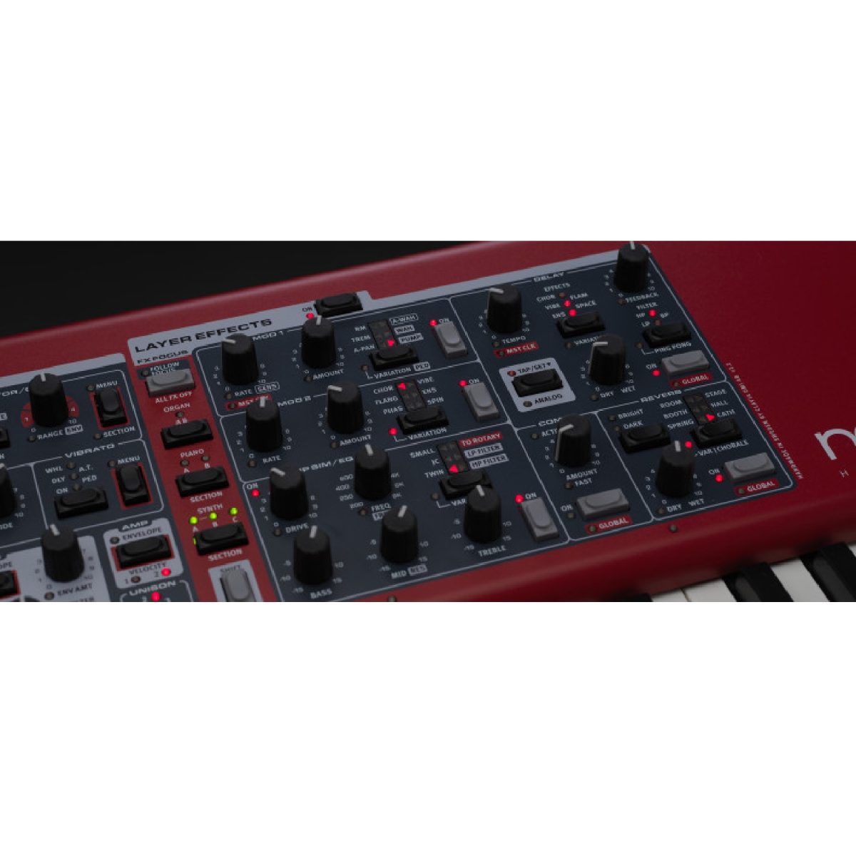 Clavia Nord Stage 4 – 88 Keys Hammer Action Stage Keyboard Effects