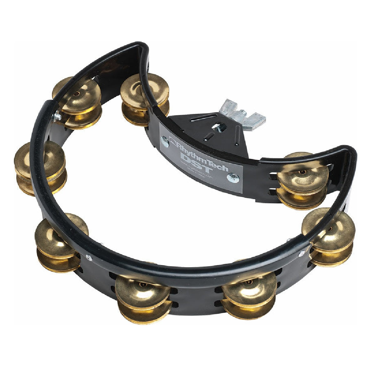 Rhythm Tech - Brass Drumset Tambourine Black - DST11