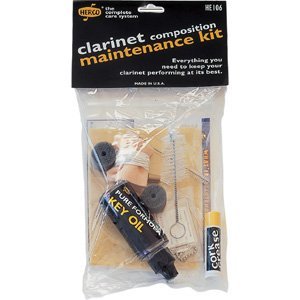 Herco – Kit d'entretien pour clarinette composition #HE106