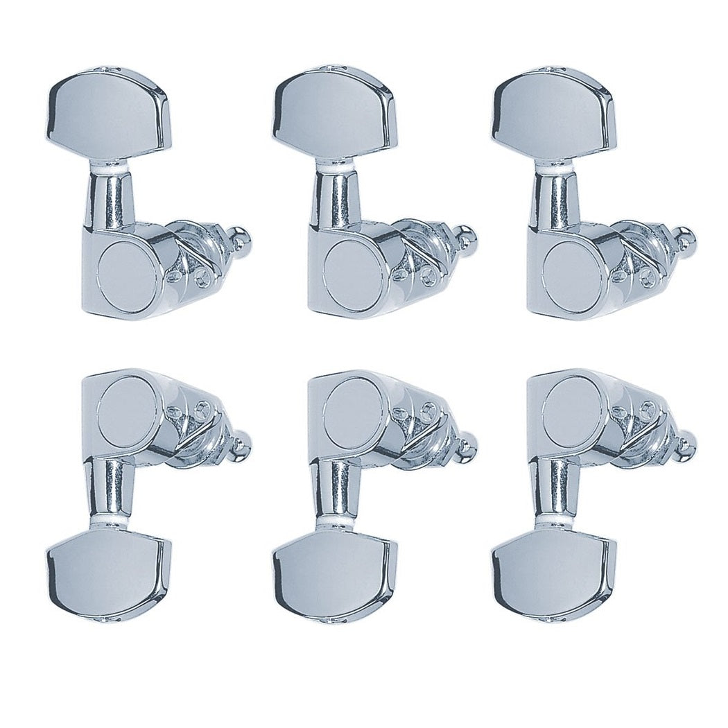 Profile - Machine Head Chrome Set of 6 (3+3) - J101CR