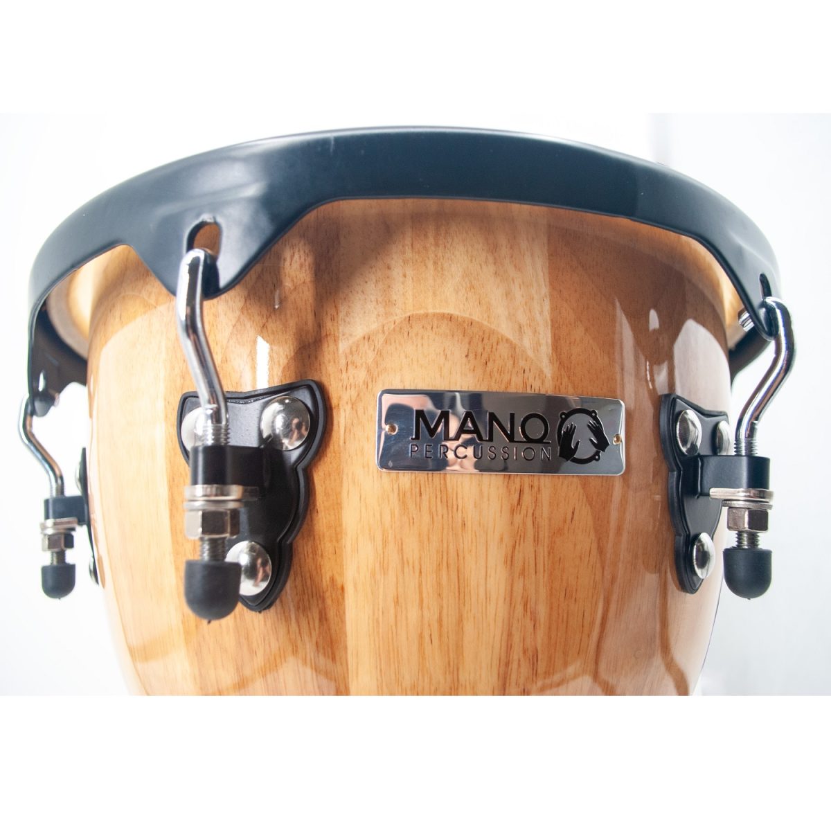 Mano Percussion - MP1512-NA 12" Natural Djembe with Comfort Rim and Natural Skin Head Detail