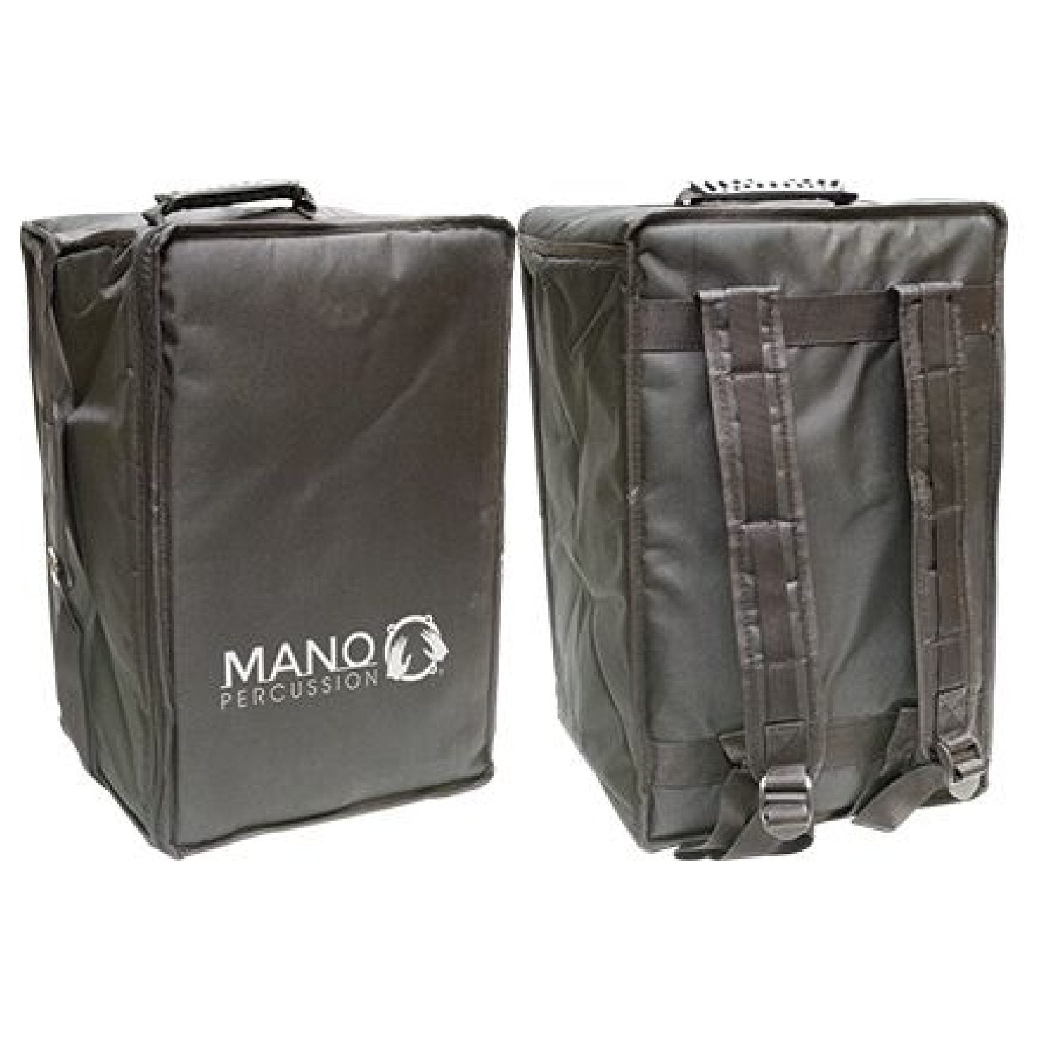 Mano Percussion - Cajon With Foam Seat Pad, Ebony Stripes - MPCAJ100ES