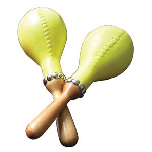 Mano Percussion - Maracas jaune en plastique #MP-MA-YW