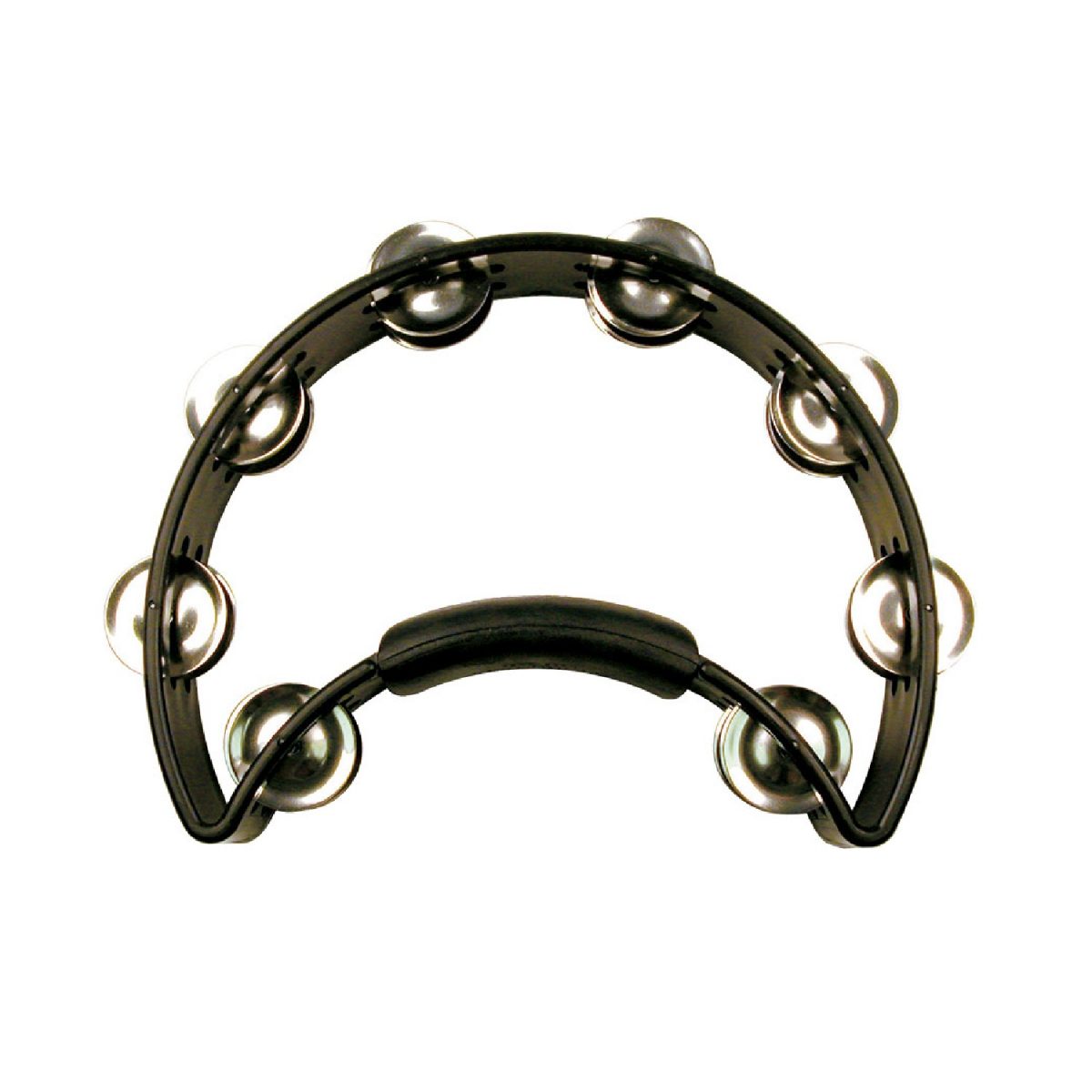 Rhythm Tech - RT1010 - Black with Nickel Jingles Tambourine