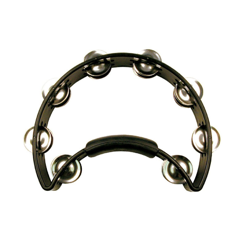 Rhythm Tech - RT1010 - Tambourine noire avec jingles en nickel
