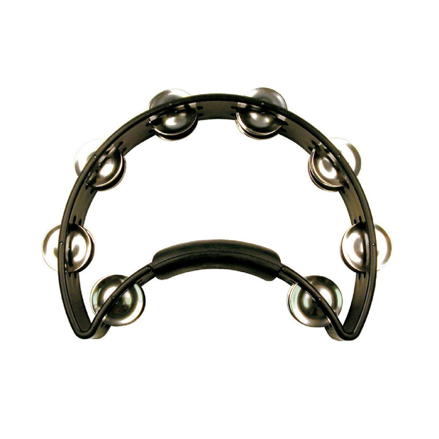 Rhythm Tech - RT1010 - Tambourine noire avec jingles en nickel